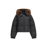 PINKO Brown Goose Down Full-Length Jacket