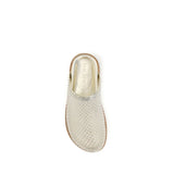 Forte_Forte Silver Fabric Mules