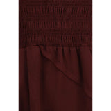 Ganni Bordeaux Acetate Casual Dress