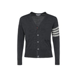 Thom Browne Gray Wool Oves Aries Cardigan