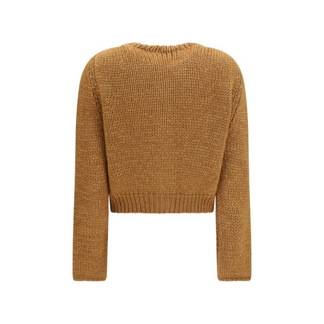 Forte_Forte Brown Silk Cardigan