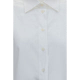 Dolce & Gabbana White Cotton Dress Shirt