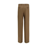 Prada Brown Wool Oves Aries Dress Pants