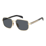 David Beckham Gold Metal Sunglasses