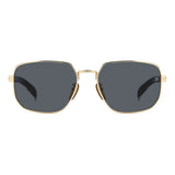 David Beckham Gold Metal Sunglasses