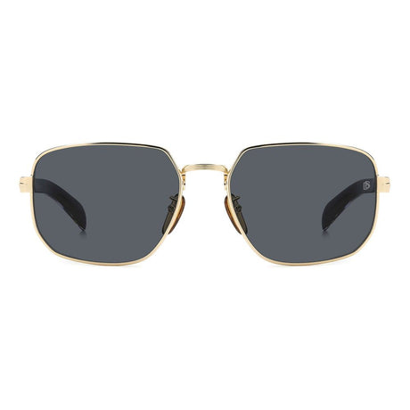 David Beckham Gold Metal Sunglasses