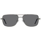 Polaroid Black Metal Sunglasses