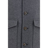 Valentino Garavani Gray Wool Oves Aries Jacket