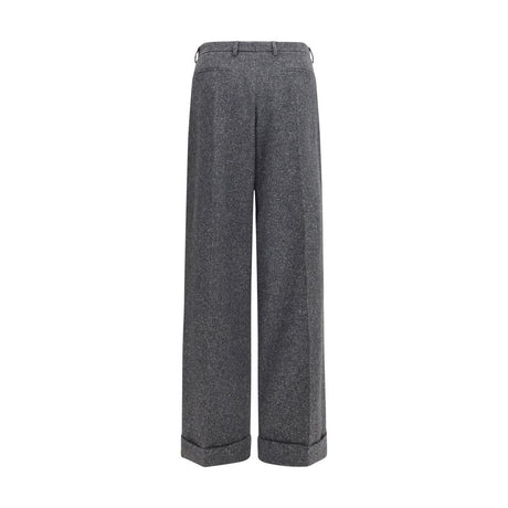 Valentino Garavani Gray Wool Oves Aries Pants