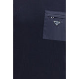 Prada Blue Wool Oves Aries Sweatshirt
