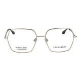 Trussardi Silver Stainless Steel Glasses (Frames)