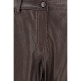 Magda Butrym Brown Leather Pants