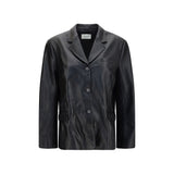 Magda Butrym Black Lambskin Blazer