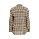 Burberry Beige Cotton Pattern Shirt