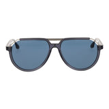 Trussardi Gray Acetate & Stainless Steel Sunglasses