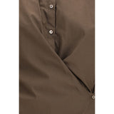 Lemaire Brown Cotton Shirt