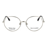 Trussardi Silver Stainless Steel Glasses (Frames)