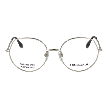 Trussardi Silver Stainless Steel Glasses (Frames)