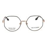 Trussardi Black Stainless Steel Glasses (Frames)