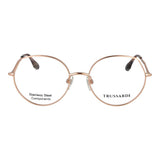 Trussardi Rose Gold Stainless Steel Glasses (Frames)