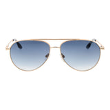 Trussardi Gold Stainless Steel Sunglasses