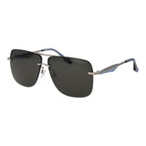 Trussardi Silver Metal Sunglasses