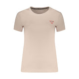 Guess Jeans Pink Cotton Womens T-Shirt