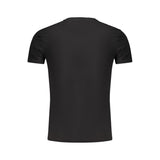 Guess Jeans Black Cotton Mens T-Shirt