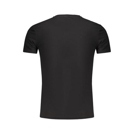 Guess Jeans Black Cotton Mens T-Shirt