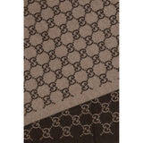 Gucci Brown Cashmere Scarf