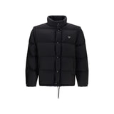 Prada Black Goose Down Full-Length Jacket