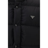 Prada Black Goose Down Full-Length Jacket