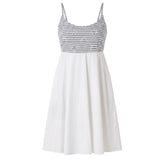 Trussardi Jeans White Cotton Women Dress
