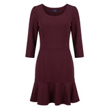 Trussardi Jeans Red Viscose Women Dress