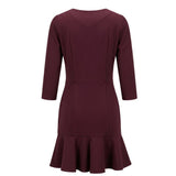 Trussardi Jeans Red Viscose Women Dress