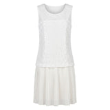 Trussardi Jeans White Polyester Women Dress