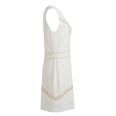 Trussardi Jeans White Polyester Women Dress