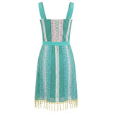 Trussardi Jeans Green Cotton Women Dress