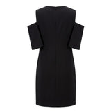 Trussardi Jeans Black Polyester Women Dress