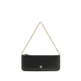 PINKO Black Calf Leather Bos Taurus Wallet