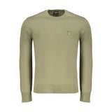 Hugo Boss Green Cotton Men's Shirt