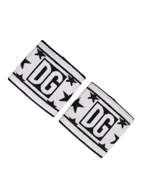 Dolce & Gabbana Men Set White Black Wool Logo #DGMILLENNIALS Wristband