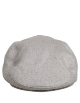 Dolce & Gabbana Men Light Grey Cashmere Newsboy Cabbie Cap Hat