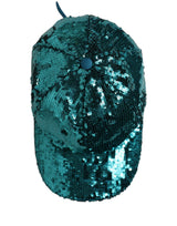 Dolce & Gabbana Men Green Cotton Sequin Baseball Cap 6 Panels Hat