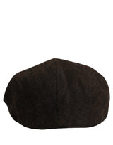 Dolce & Gabbana Men Brown Cotton Flat Cloth Newsboy Cap Hat
