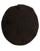 Dolce & Gabbana Men Brown Cotton Flat Cloth Newsboy Cap Hat