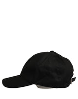 Dolce & Gabbana Men Black Cotton Baseball Capello 6 Panels Hat