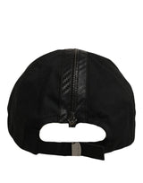 Dolce & Gabbana Men Black Cotton Baseball Cap 6 Panels Hat