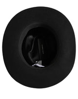 Dolce & Gabbana Men Black Classic Wide Brim Fedora Capello Hat