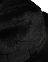 Dolce & Gabbana Men Black Classic Wide Brim Fedora Capello Hat